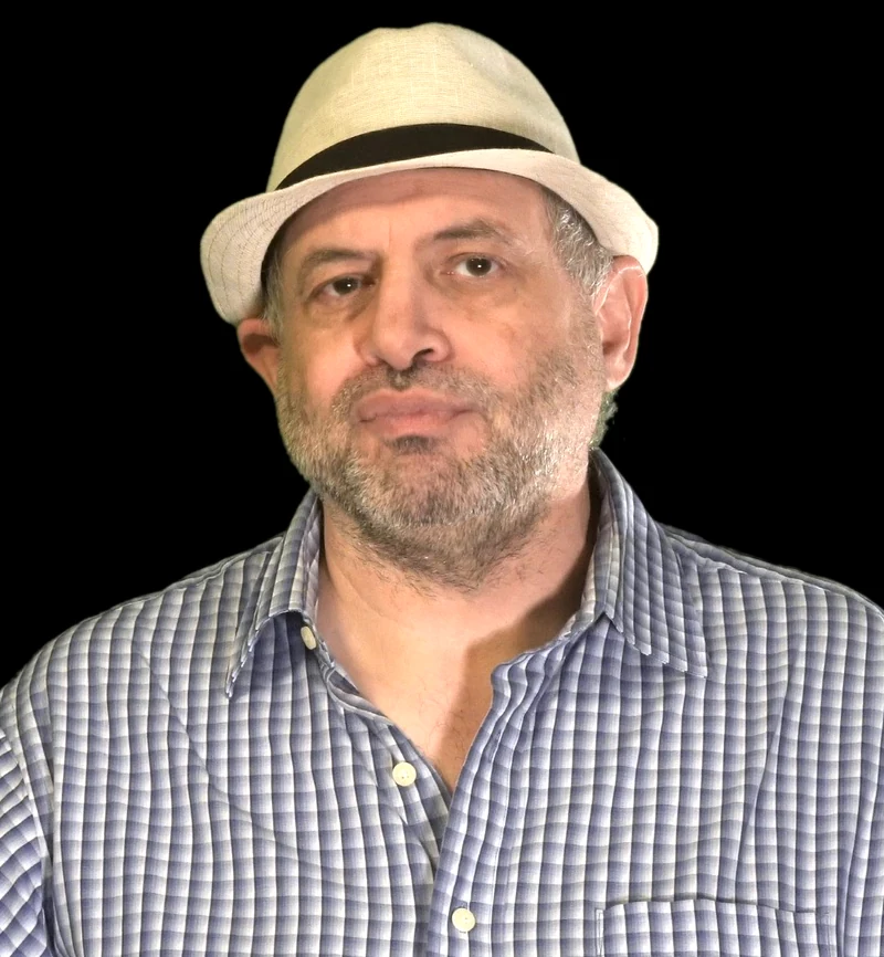 Portrait of Doctor G on a black background