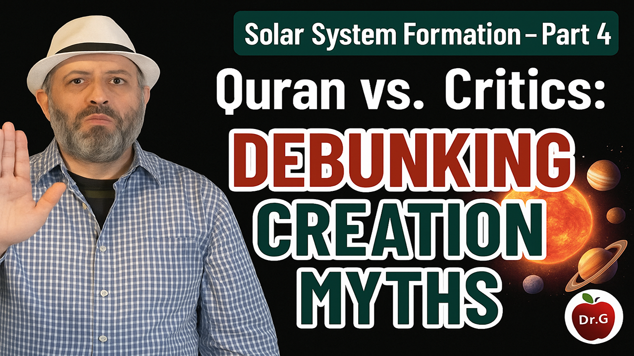 Thumbnail: Quran vs. Critics — Debunking Creation Myths